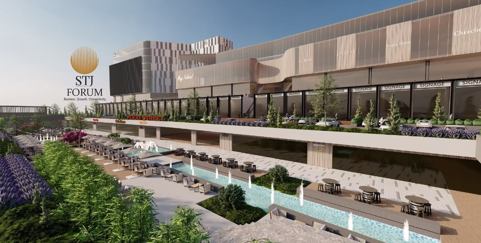 STJ Forum Mohali — 8-acre mixed-use landmark with retail, offices, dining & entertainment